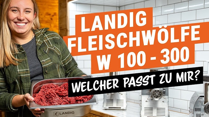 Fleischwölfe W 100 – W 300
